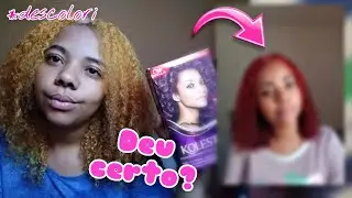 Pintando o cabelo de Acaju púrpura Koleston 366 🥰Deu certo?