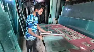 Glass Cutting by Fastest Worker | That Are At Another Level