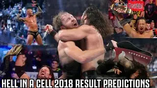 Hell in a cell 2018 match card result predictions