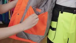 Hi-Vis Safety Insulated Jacket