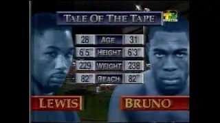 Lennox Lewis vs Frank Bruno