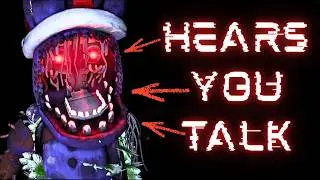 FNAF, но аниматроники СЛЫШАТ ВАШИ ГОВОРЕНИЯ