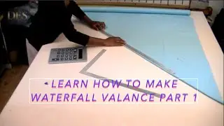 Learn how to make Waterfall Valance part 1