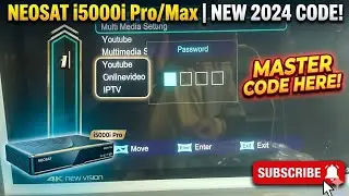 Neosat i5000i Pro Multimedia Sharing Code new Receiver 2024 |neosat i5000 pro max master code