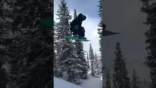 Yung Dawsn DOUBLE BACKFLIP in Utah on our Master Series #snowboarding