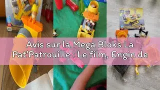 Avis sur la Mega Bloks La Pat'Patrouille : Le film, Engin de Construction de Ruben, 16 blocs de cons