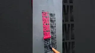 GRAFFITI CUSTOM ROLLER TUTORIAL 👀 #graffiti #graffitiart #shorts