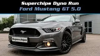 Superchips Dyno Run: Ford Mustang GT V8 5.0 Coyote