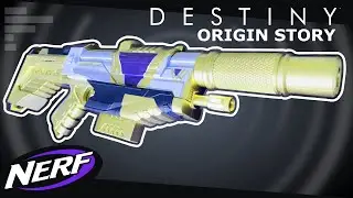 Destiny Origin Story Auto Rifle Nerf Blaster | Nerf Delta Trooper Mod