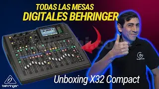 Mezcladoras Behringer Digital (TODAS). Unboxing Behringer X32 Compact. Producer, Wing. Env&iacute;os Per&uacute;