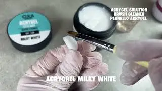 ACRYGEL MILKY WHITE by OXANAILS. NOVIT&Agrave; 