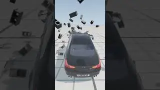 crash into a concrete wall #beamngdrive #beamng #beamngcrashes