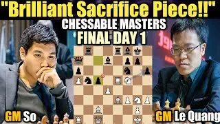 Wesley So VS Le Quang Liem | Chessable Masters 2021 | Champions Chess Tour | Final day 1 Round 1