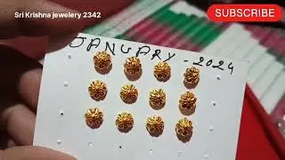 Nose pin latest design👌 #Baby ear tops new design #Ear tops #gold ear tops small size #gold eartops👌