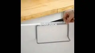 SpiderJuice&reg; Creative Door Cabinet Drawer Cupboard Hook Design Towel Hanger Kitchen Organizer