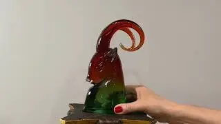 Murano glass sculpture - moufflon - Archimede Seguso 1950s