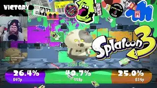 Tricolor Turf War is EZ (Splatoon 3 Team Fun Spaltfest)
