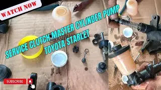 Clutch Master Cylinder Pump Service Toyota Starlet