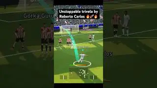 Невероятный тривелу от Роберто Карлоса 🔥🔥🚀 #шорты #efootball #pes #штрафнойудар