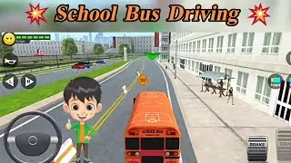 Super High School Bus Driving //Bus Simulator 3D //🔥WGH🔥....