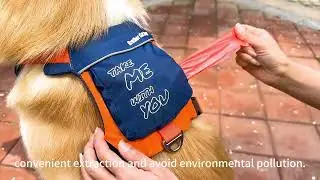 Dog Harness with Bag / Harness Backpacks/ Pet Supplies For Dogs