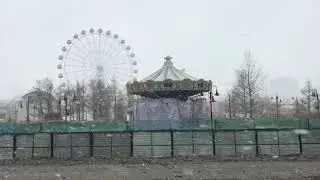 SHORT BUS RIDE IN SNOWY ULAANBAATAR, MONGOLIA 2021/04/25