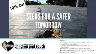 UN MGCY DRR Webinar: Seeds for a Safer Tomorrow Toolkit