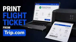 How to Print Flight Ticket from Trip.com | Trip.com Flight Ticket Print | How to Print Boarding Pass