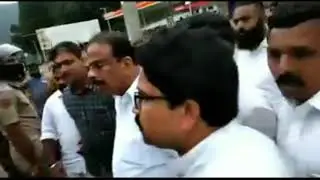 K sudhakaran firing at policemen in sabarimala