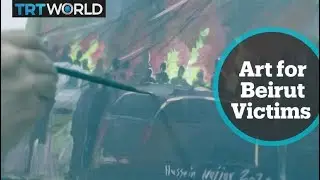 Iraqi artists dedicates his work to the blast victims