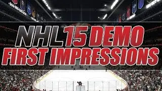 NHL 15 Demo Gameplay (PS4) | Free Skate (First Impressions + Glitch Deke)