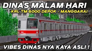 [DINAS CAB RIDE] KRL TM 6000 Depok - Manggarai ! Trainz Simulator Android