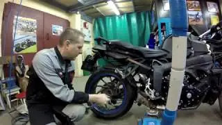 Балансировка заднего колеса консольного типа / На примере мотоцикла BMW K1300S