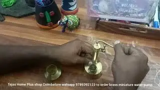 Real working Brass miniature water pump online sale