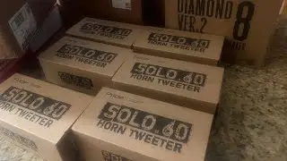 Pride audio solo 60 horn tweeter unboxing