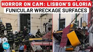 Lisbon Funicular Railway Crash: World In Shock As Raw Visuals Surface, What We Know About So Far
