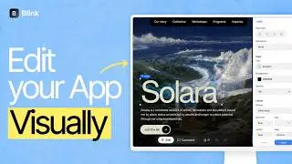 How to Improve your App Design with Visual Edit (Blink.new)
