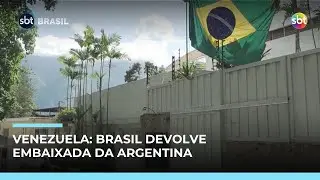 Brasil deixa de administrar embaixada da Argentina na Venezuela | #SBTBrasil