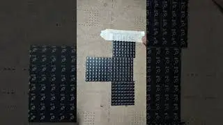 placing solder paste using stencil || solder from JLCPCB
