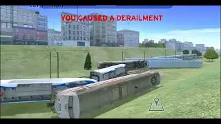 Accidente de trenes Amtrak,s con pasajeros en train and rail yard simulator 😵‍💫