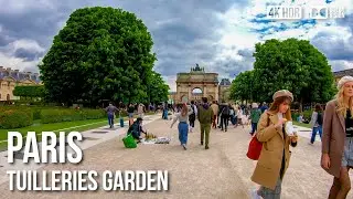 Tuileries Gardens In Paris - 🇫🇷 France [4K HDR] Walking Tour