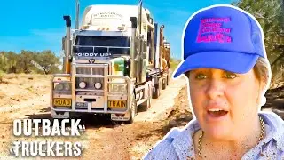 Fearless Woman Has Her First Turn At The Wheel of a Huge Semi-Truck