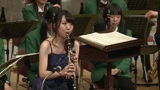 だんだん小さく　シュレイナ―作曲　 クラリネット独奏：近藤千晶先生（本校講師）　　常葉大橘高校吹奏楽専攻第5回定期演奏会