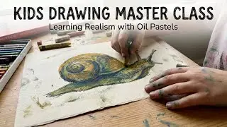 Satisfying Oil Pastel Snail Painting - Master Class