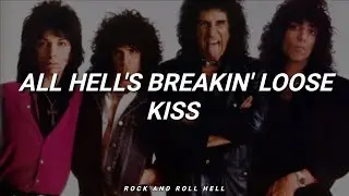 KISS - All Hell's Breakin' Loose (Subtitulado En Espa&ntilde;ol + Lyrics)