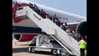 Посадка на вывозной рейс из Перу в Россию 2 апреля 2020 года