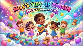 Miles’s Tidy-Up Parade 🎵🧸| Fun Toddler Clean-Up Song | Interactive Clean-Up Song for Kids #kidssongs