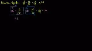 Comment trouver le dénominateur commun le plus simple de deux fractions rationnelles