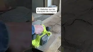 Pas besoin d&rsquo;un gros atelier pour &ccedil;a ! Raboter & d&eacute;gauchir avec un simple rabot &eacute;lectrique 🔥
