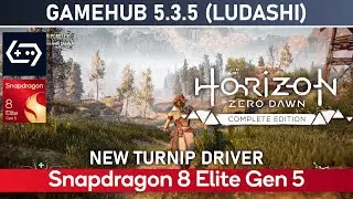 HORIZON ZERO DAWN Snapdragon 8 Elite Gen 5 GAMEHUB LUDASHI New Turnip Driver